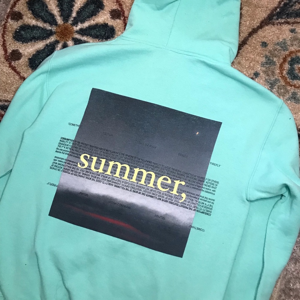Jeremy Zucker Summer Mint Hoodie